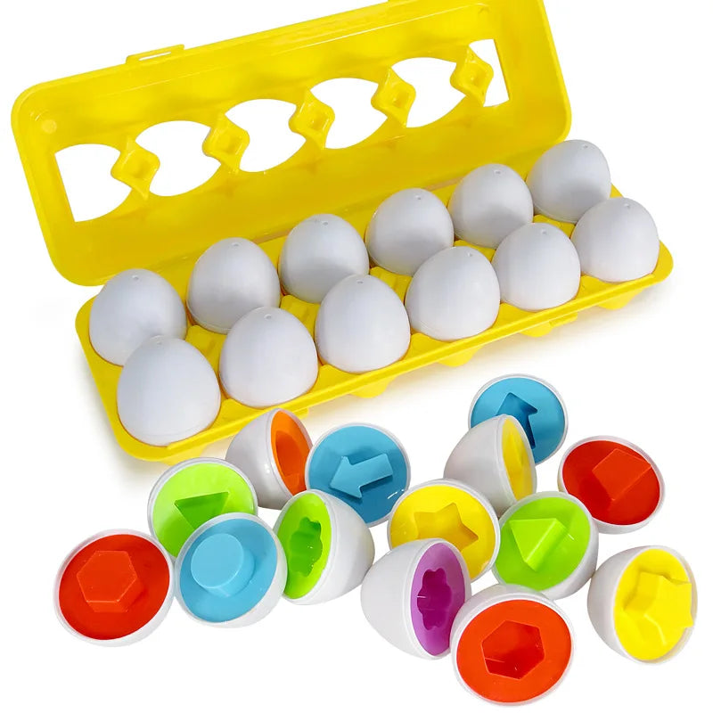 Matching Eggs Montessori Toy – Shape Sorter