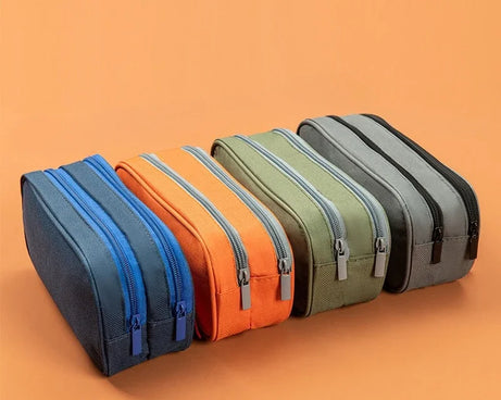 Double Zipper Camo Pencil Case – Large & Durable