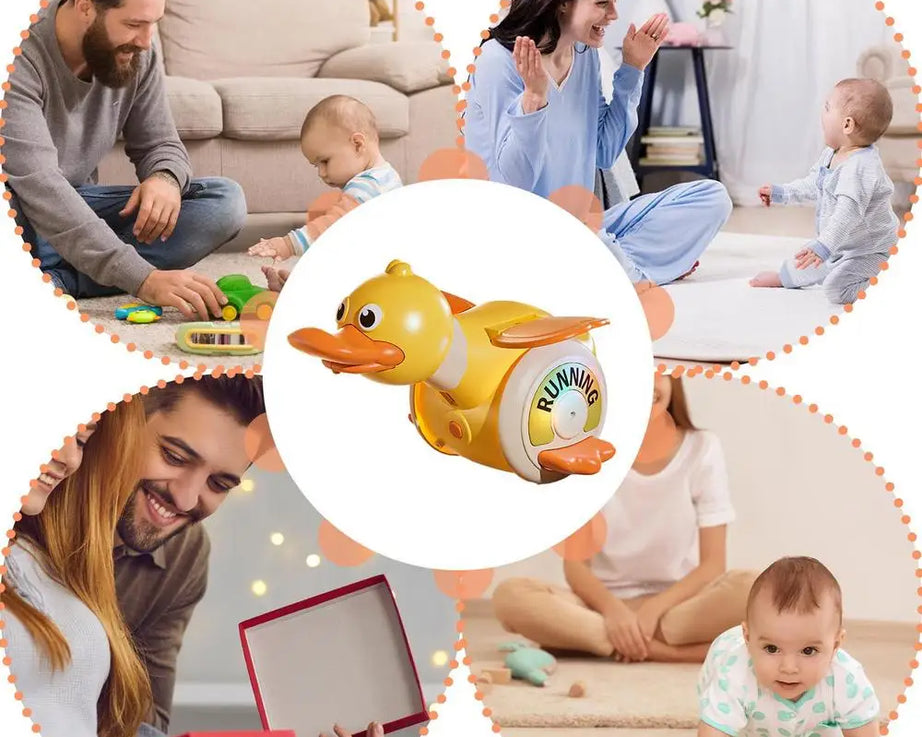 Dancing Duck Toy – Lights, Sound & 360° Spin