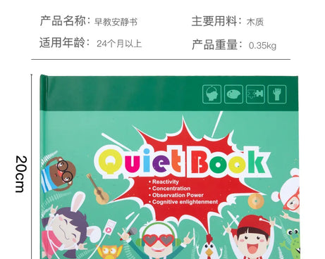 Montessori Busy Book – Learning Activity for Toddlers