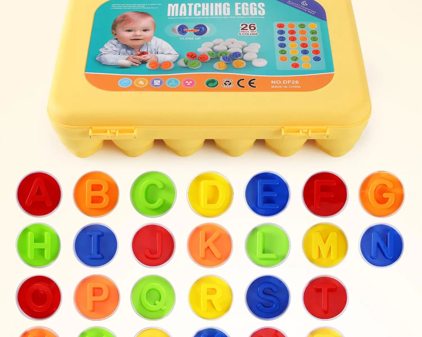 Matching Eggs Montessori Toy – Shape Sorter