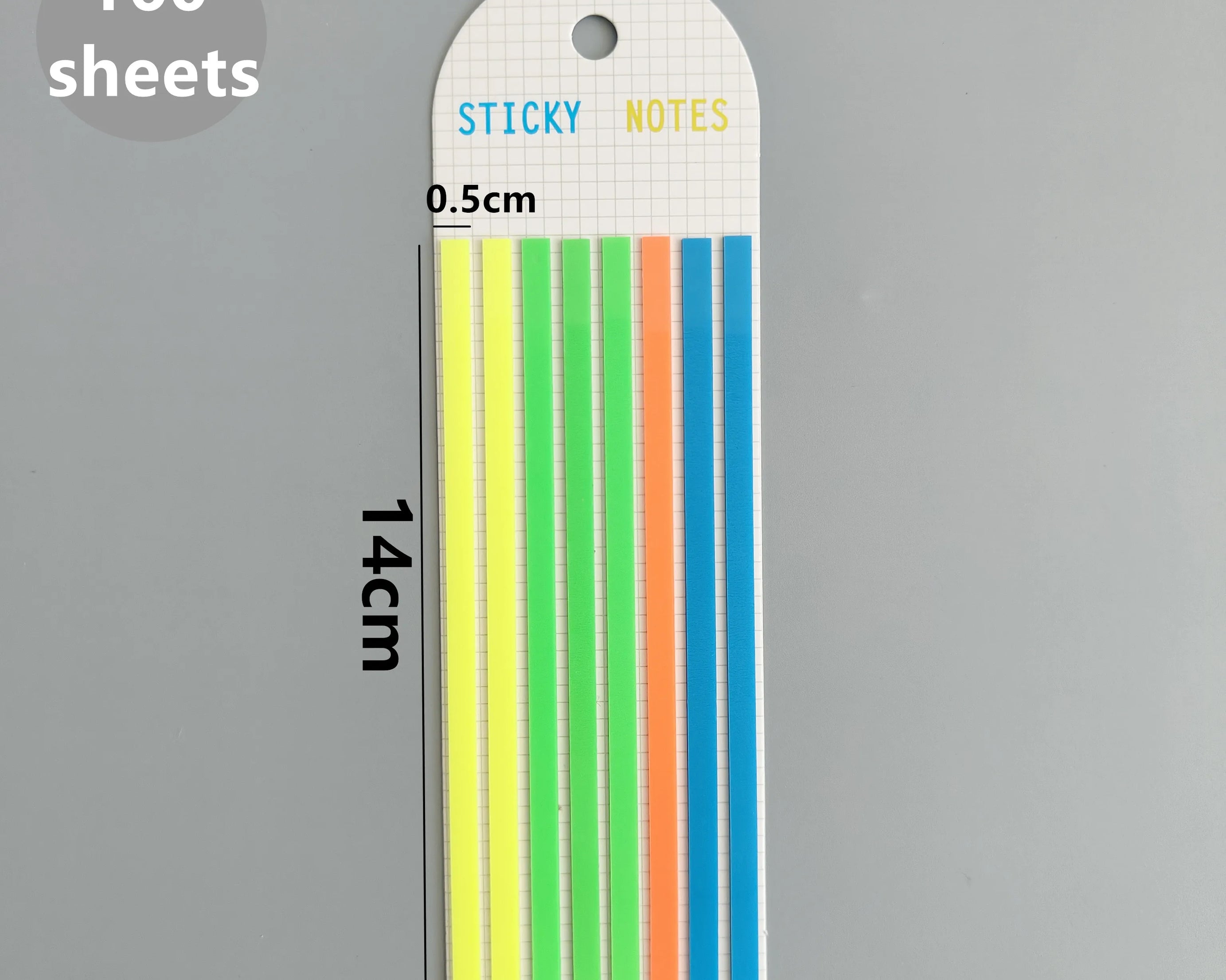 160-Sheet Transparent Sticky Notes – Self-Adhesive