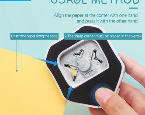 3-in-1 Corner Rounder Punch – Mini Cutter