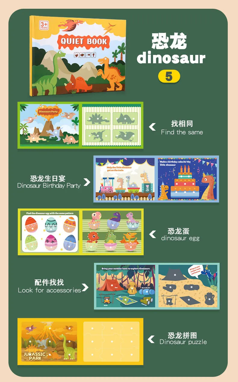 Montessori Busy Book – Learning Activity for Toddlers