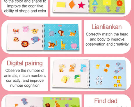 Montessori Busy Book – Learning Activity for Toddlers