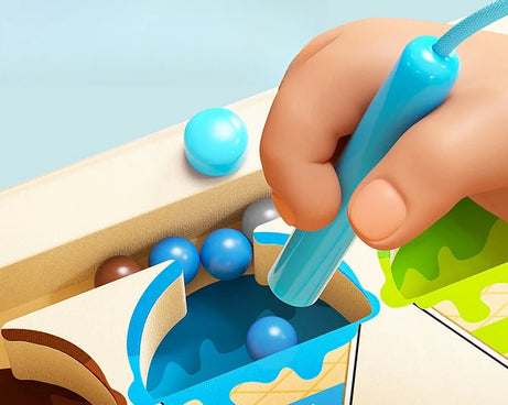 Magnetic Bead Maze – Number & Color Matching Toy