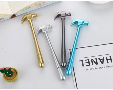 4PCS Creative Metallic Hammer Gel Pens