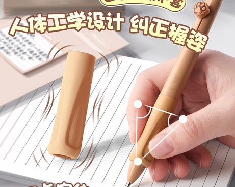 4pcs Bear Erasable Gel Pens – Cute & Reusable