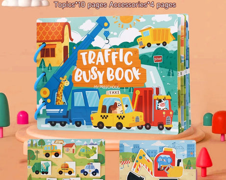 Montessori Busy Book – Learning Activity for Toddlers