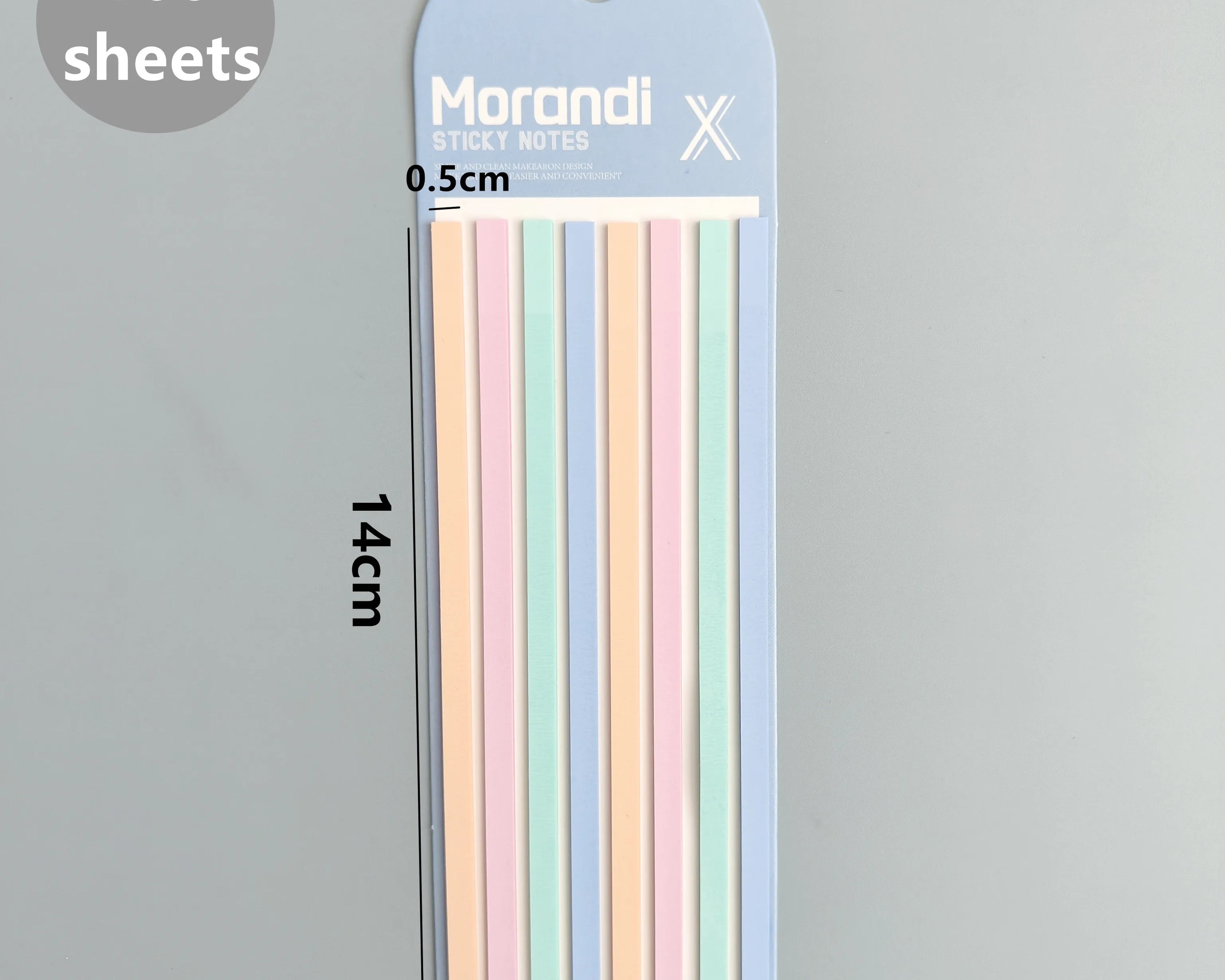 160-Sheet Transparent Sticky Notes – Self-Adhesive