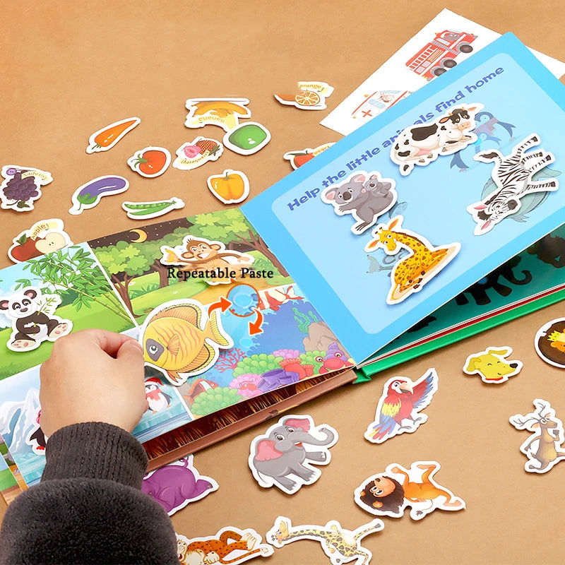 Montessori Busy Book – Learning Activity for Toddlers