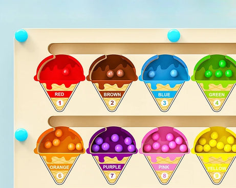 Magnetic Bead Maze – Number & Color Matching Toy