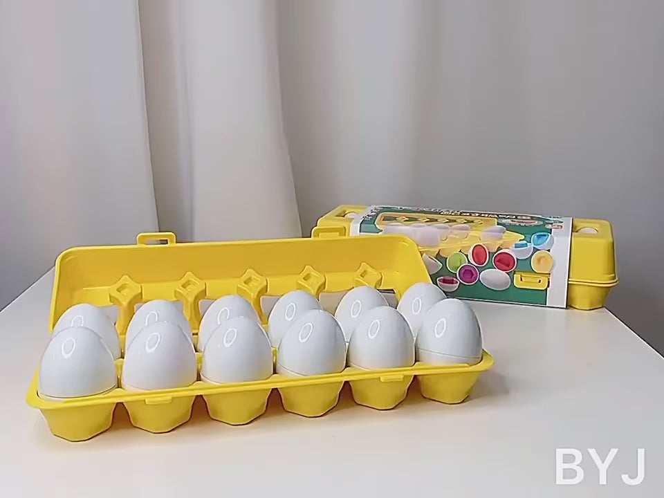 Matching Eggs Montessori Toy – Shape Sorter